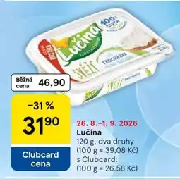 Tesco Lučina nabídka