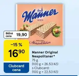 Tesco Manner Original Neapolitaner nabídka