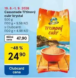 Tesco Cassonade Třtinový cukr krystal nabídka
