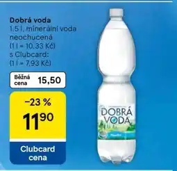 Tesco Dobrá voda nabídka