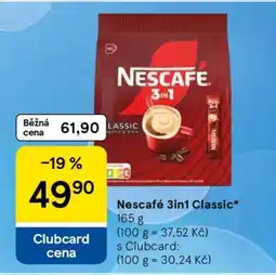Tesco Nescafé 3in1 Classic nabídka