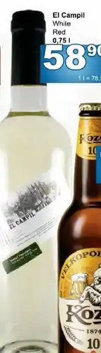 Jip El Campil White Red nabídka