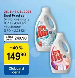 Tesco Duel prací gel nabídka