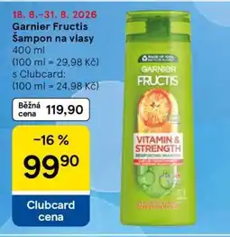 Tesco Garnier Fructis Šampon na vlasy nabídka