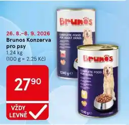 Tesco Brunos Konzerva pro psy nabídka