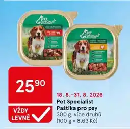 Tesco Pet Specialist Paštika pro psy nabídka