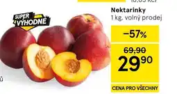 Tesco Nektarinky nabídka
