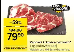 Tesco Vepřová krkovice bez kosti nabídka