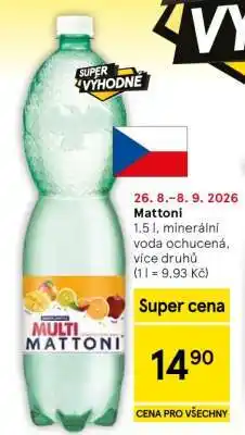 Tesco Mattoni nabídka