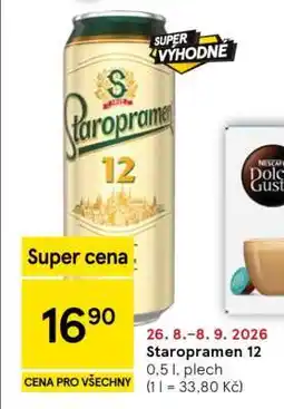 Tesco Staropramen 12 nabídka