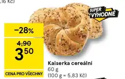 Tesco Kaiserka cereální nabídka