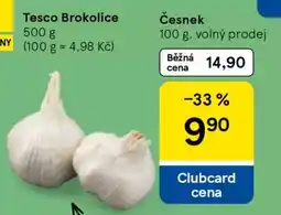 Tesco ČESNEK nabídka