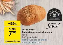 Tesco Tesco Finest Dalamánek se solí a kmínem nabídka