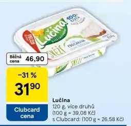 Tesco Lučina nabídka