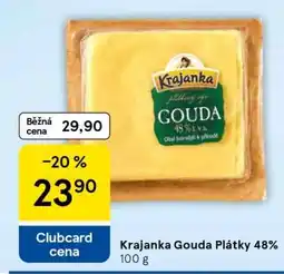 Tesco Krajanka Gouda Plátky 48% nabídka