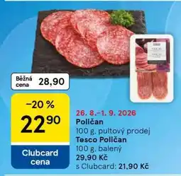 Tesco Poličan nabídka