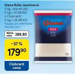 Tesco GIANA RÝŽE JASMÍNOVÁ nabídka