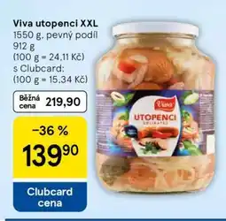 Tesco Viva utopenci XXL nabídka