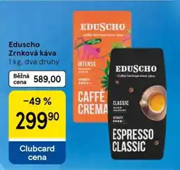 Tesco EDUSCHO Zrnková káva nabídka