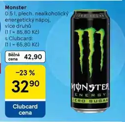 Tesco Monster nabídka