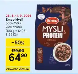 Tesco Emco Mysli nabídka