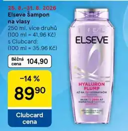 Tesco Elseve šampon na vlasy nabídka