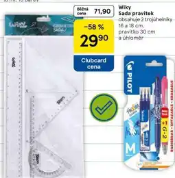 Tesco Wiky Sada pravítek nabídka