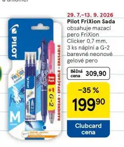 Tesco PILOT FriXion sada nabídka