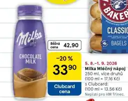 Tesco Milka Mléčný nápoj nabídka