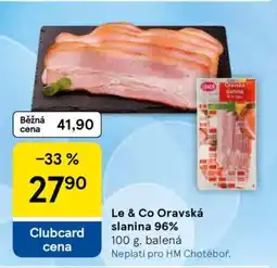 Tesco LE& CO ORAVSKÁ SLANINA 96% nabídka