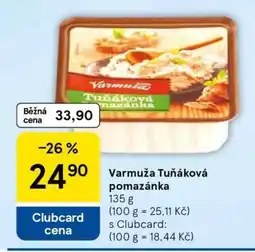Tesco VARMUŽA Tuňáková pomazánka nabídka