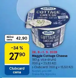 Tesco Meggle Cottage cheese nabídka