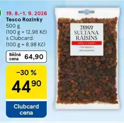 Tesco Tesco Rozinky nabídka