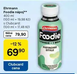 Tesco Ehrmann Foodie nápoj nabídka