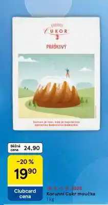 Tesco Korunni Cukr moučka 1 kg nabídka