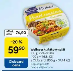 Tesco Wellness tuňákový salát nabídka