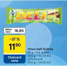 Tesco Orion Deli Tyčinka nabídka