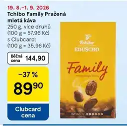 Tesco Tchibo Family Pražená mletá káva nabídka