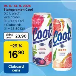 Tesco Staropramen Cool nabídka