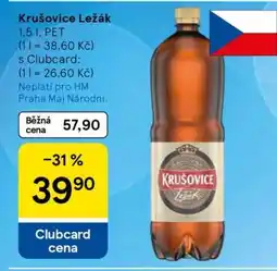 Tesco Krušovice ležák nabídka