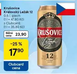 Tesco Krušovice Královský ležák 12 nabídka
