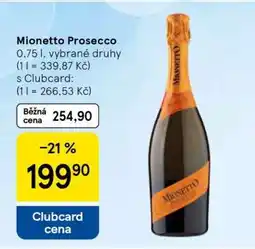 Tesco Mionetto Prosecco nabídka