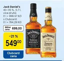 Tesco Jack Daniel‘s nabídka
