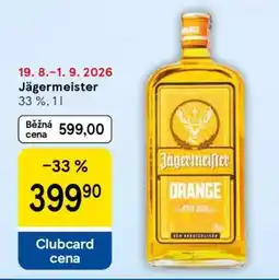 Tesco Jägermeister Orange nabídka