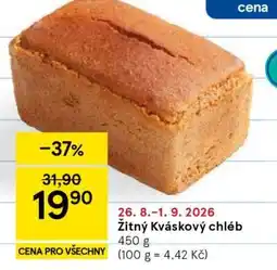 Tesco ŽITNÝ KVÁSKOVÝ CHLÉB nabídka