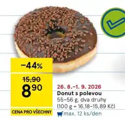 Tesco DONUT S POLEVOU nabídka
