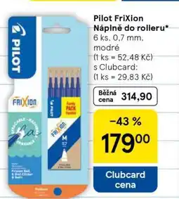 Tesco Pilot FriXion Náplně do rolleru nabídka