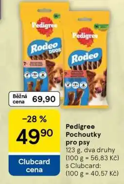 Tesco Pedigree Pochoutky pro psy nabídka