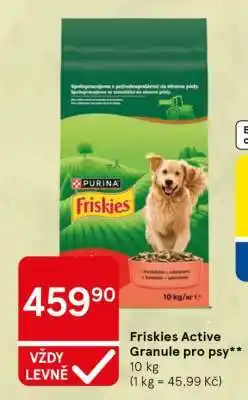 Tesco FRISKIES ACTIVE GRANULE PRO PSY nabídka