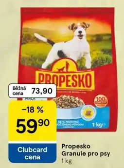 Tesco Propesko granule pro psy nabídka